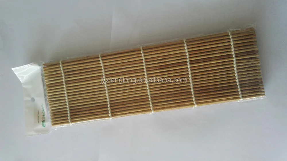 Carbonized color bamboo sushi rolling mat