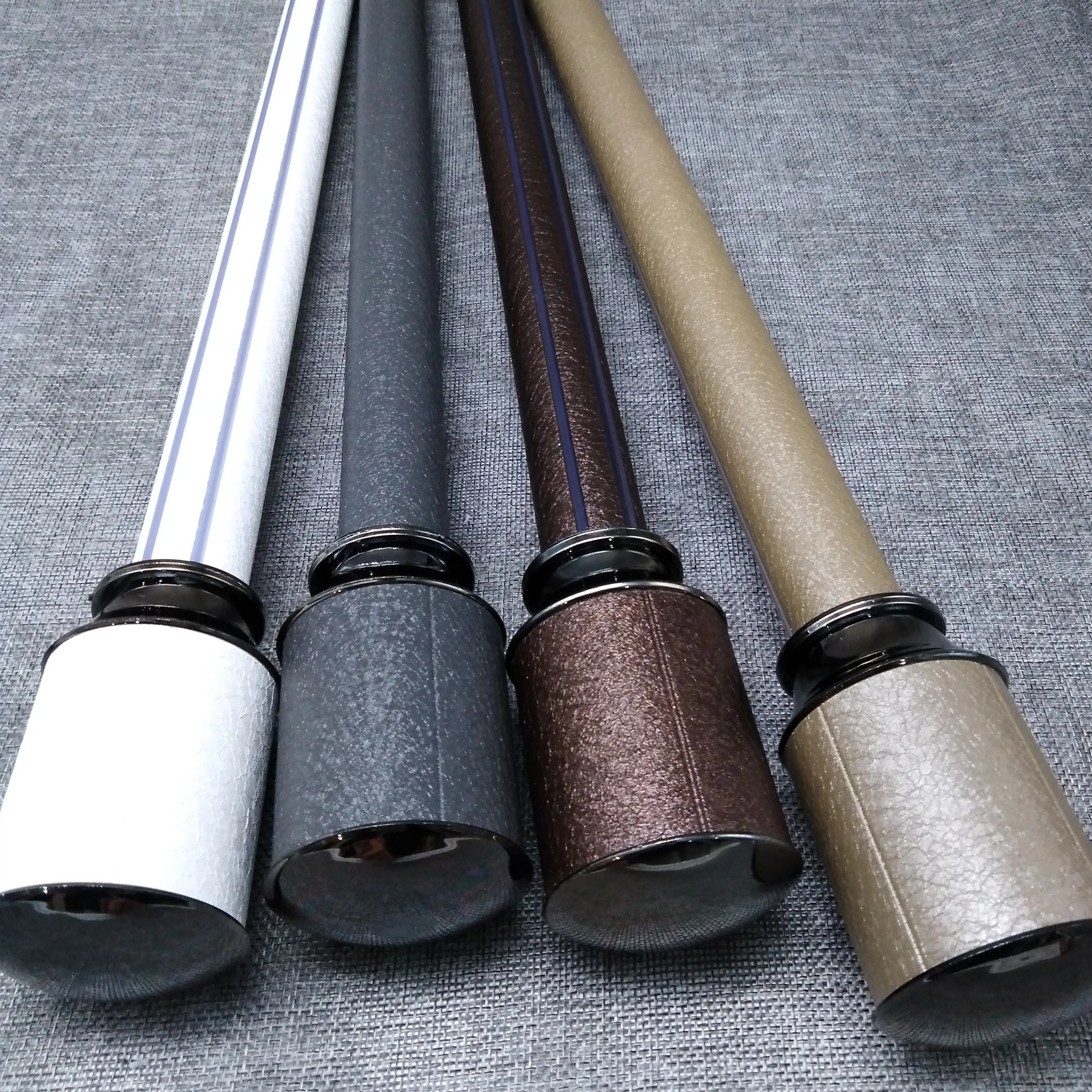 Factory price extra thick frosting process strong bearing curtain rod, aluminum curtain rod