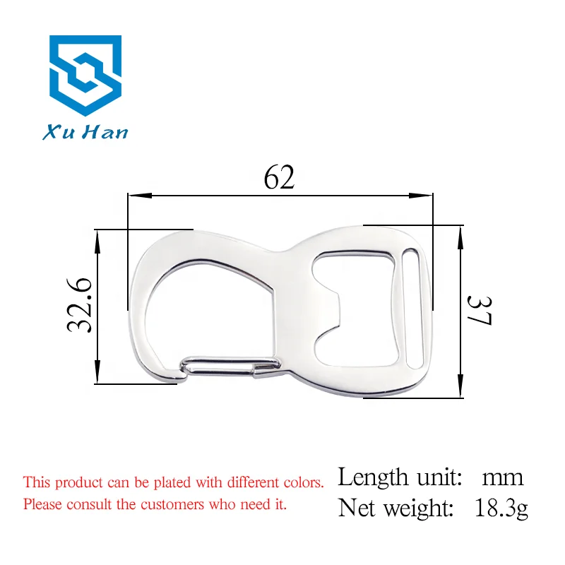 Factory direct sale, high quality zinc alloy lanyard bottle opener accessories, Bottle Opener Hook Lanyard