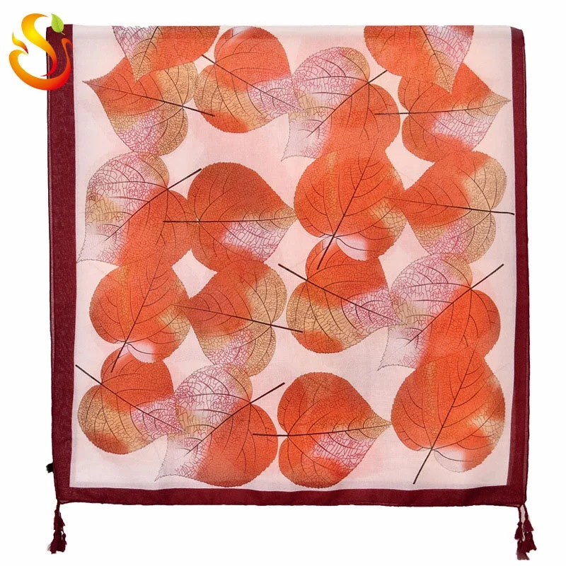 
China manufacturer digital printing custom long cotton linen scarf shawl wrap gift jersey scarf 