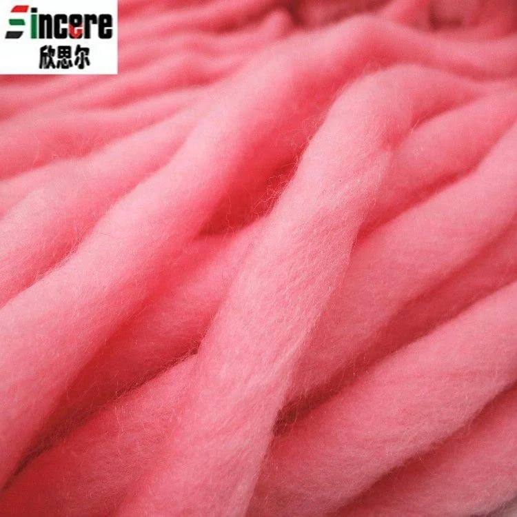 100% Polyester Super bulk chunky roving Iceland yarn For knitting