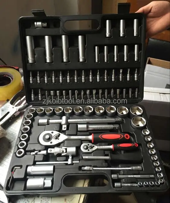 High Quality 94pcs Germany Used Small Socket Wrench Set Tooling Kraft with