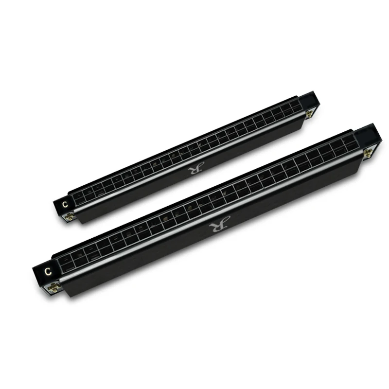 
JDR tremolo harmonica 24 holes 48 tones C key in plastic case 