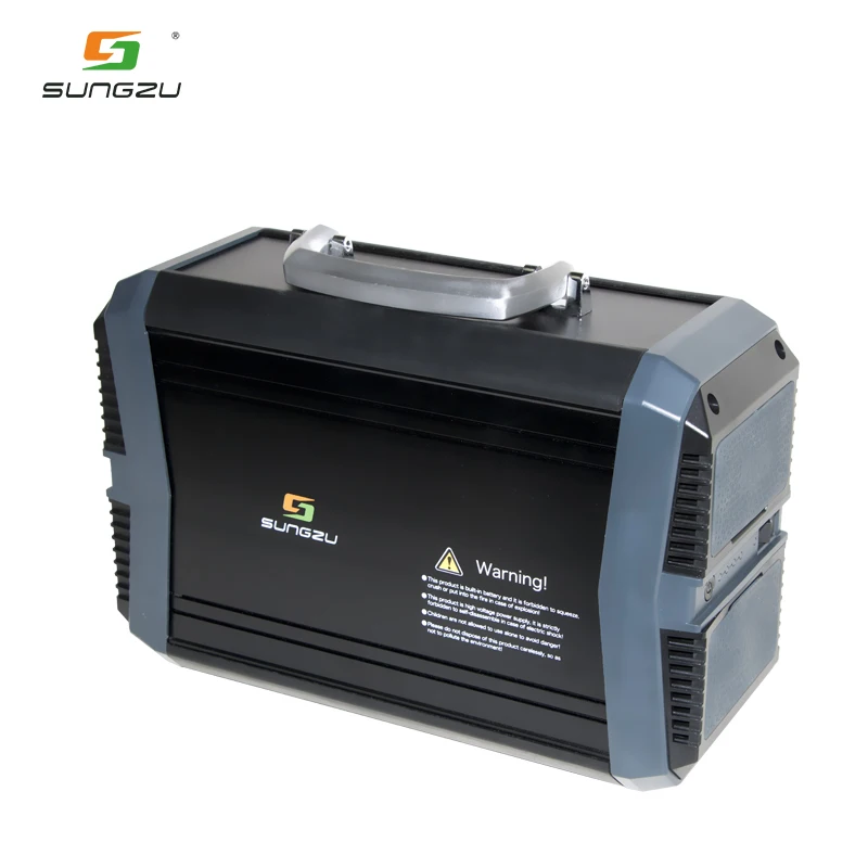 Wholesale Potable Power Station Lithium battery 300W Rechargeable Solar Generator for Camping Fishing Hunting Outdoor