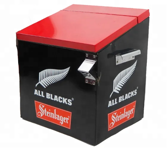 Металлический Ретро-холодильник corona