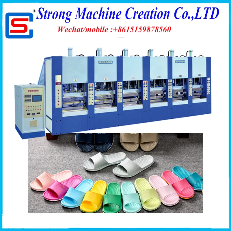 STRONG FOAM EVA SHOE INJECTION MOULDING MACHINE WITH SERVO SYSTEM with 4 four injectors