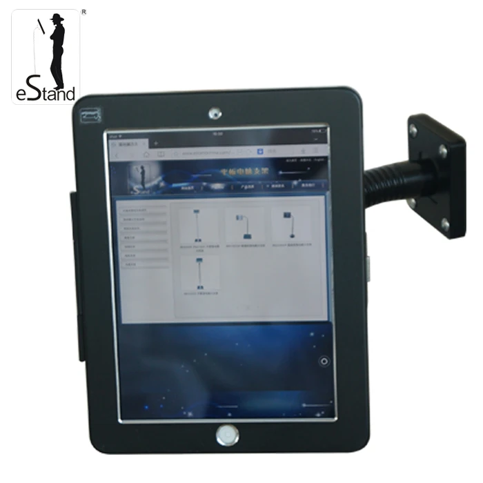 eStand BR24007B table/wall swiveling 9.7 tablet mount holder for ipad case