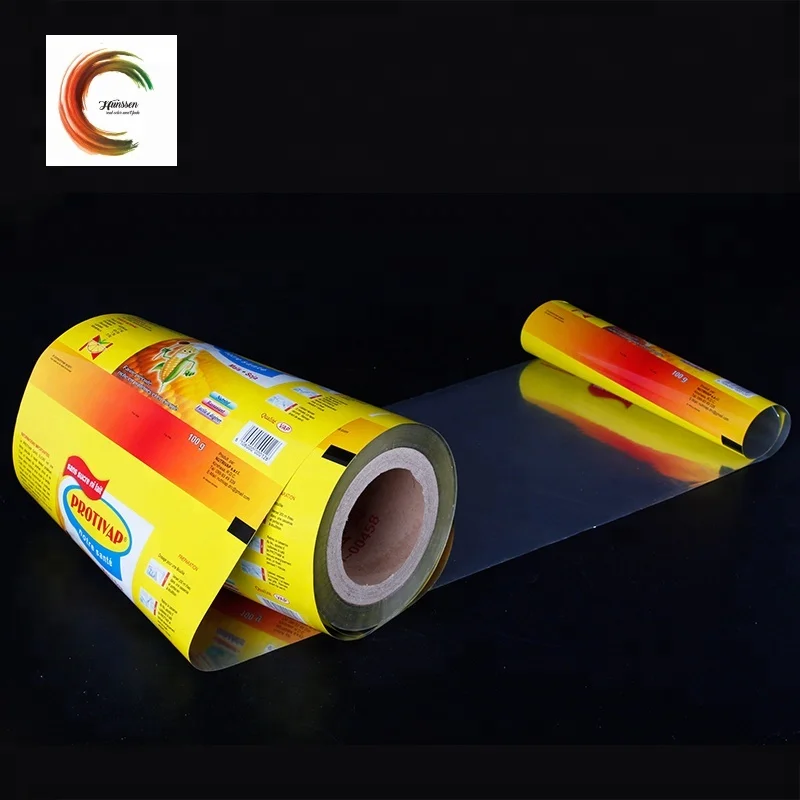 Custom printed laminated corn flour packing bopp film roll with high quality