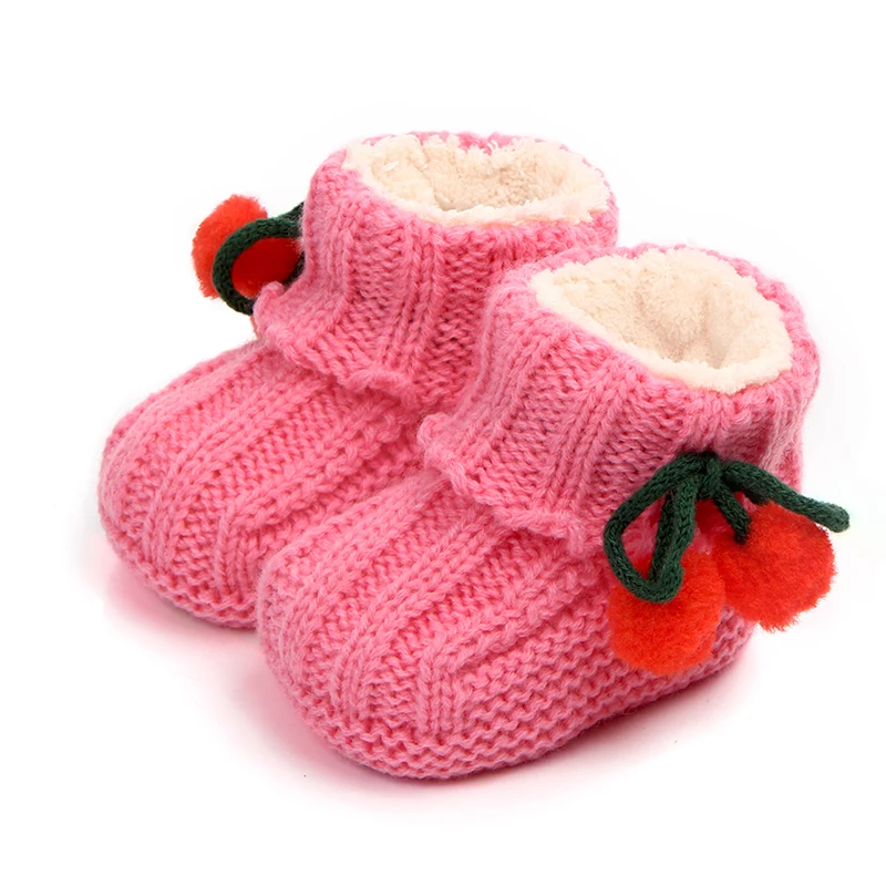 High quality warming cotton winner crochet baby shoes baby boots