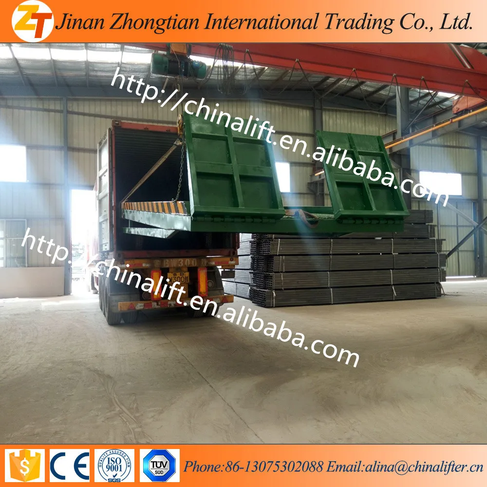 лучше продавать дешево контейнерных грузовых аппарели, мобильные двор пандус для продажи