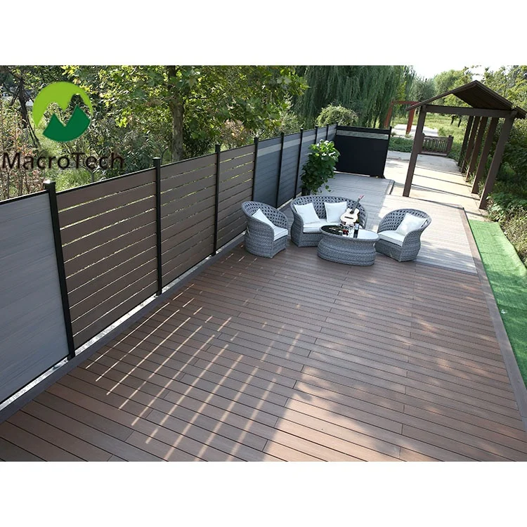 
Most popular easy install wpc composite fence panel 