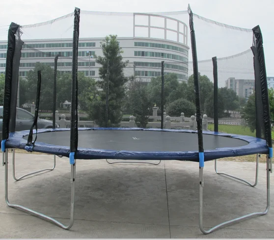 15ft Professional Heavy duty powerful fitness trampoline for children