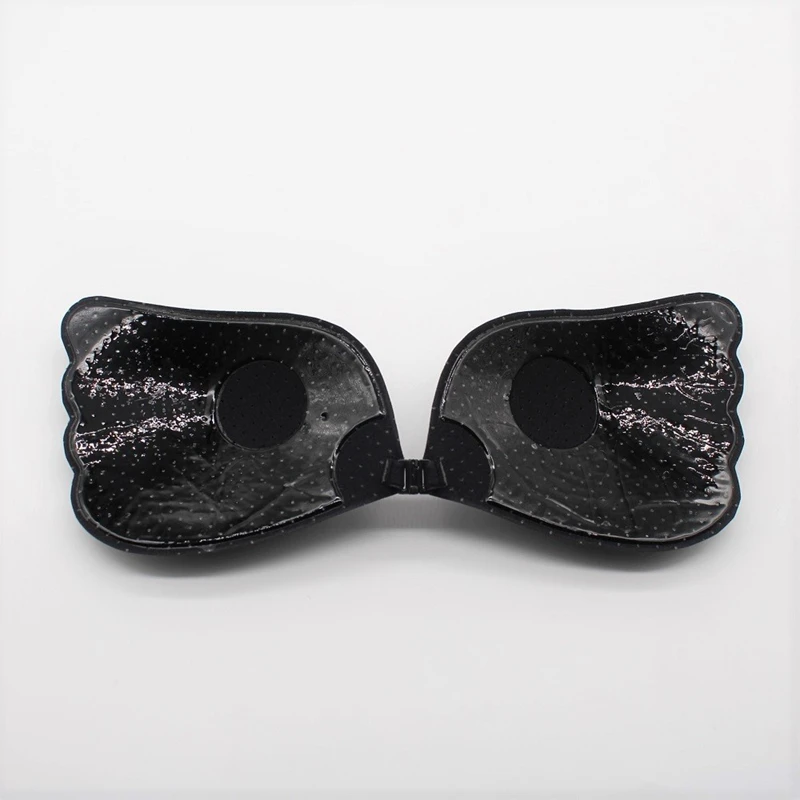 Angle Wing Breathable Anti-slip Front Closure Push up Invisible Bra