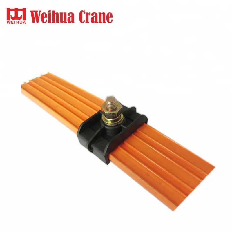 
Weihua safety power rail current collector seamless electrical busbar isolated conductor rail for overhead bridge crane 