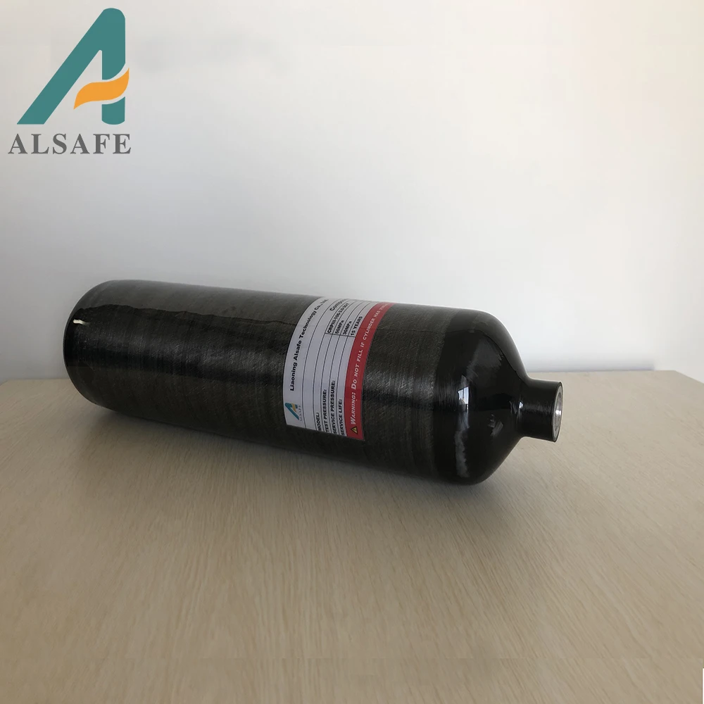 Высококачественный композитный цилиндр pcp 300 бар/резервуар для подводного плавания с клапаном