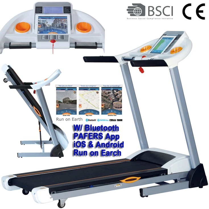 GS-642E High Quality Gym Equipment Running Machine Motorized Fitness Treadmill Foldable for Home Use