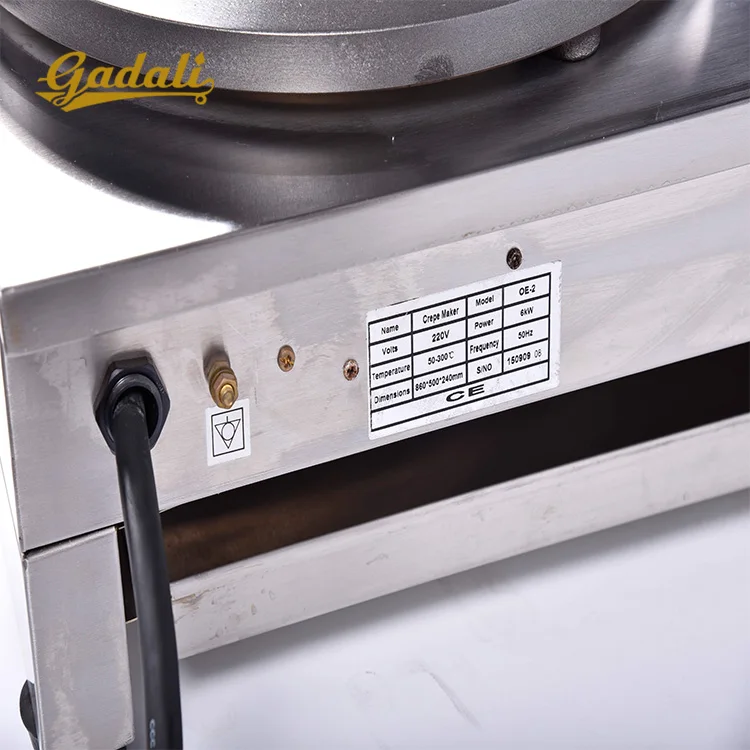 Double crepe machine,crepe maker for sell