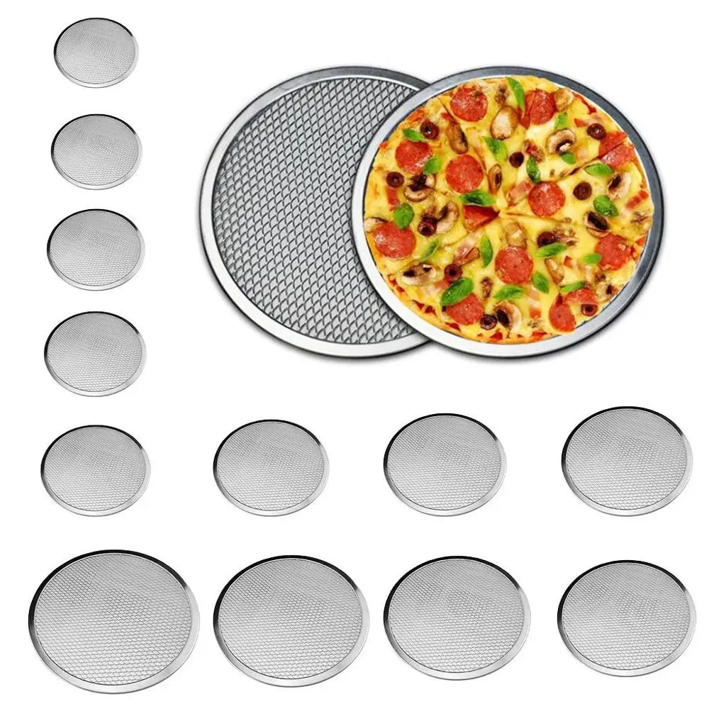 12 Inch Aluminum Flat Mesh Pizza Screen