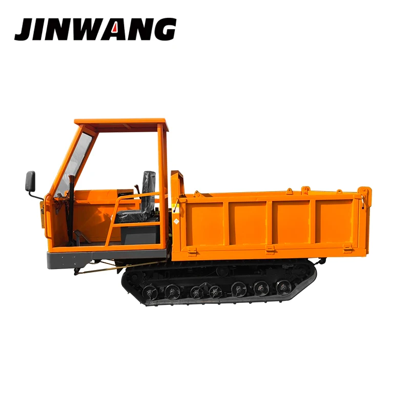 China customized agricultural mountain mini crawler dump truck with rubber track