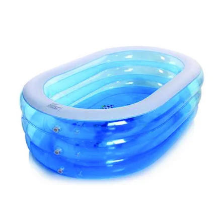 Transparent Blue PVC Inflatable Kids Swimming Pool Baby Bathtubs & Hot Tubs for Garden Water Play Pump Type for Bath Usage