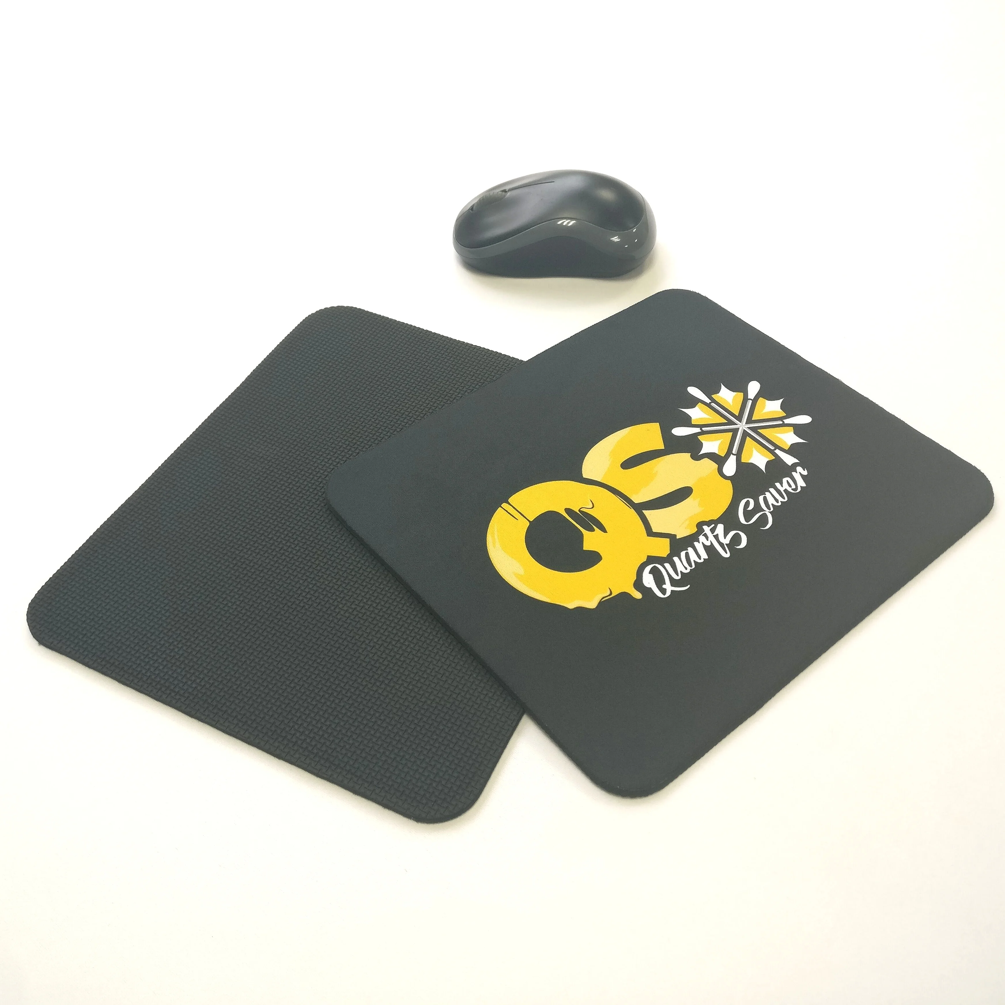 CHEAP neoprene mouse pad black/black mouse pad for promotion
