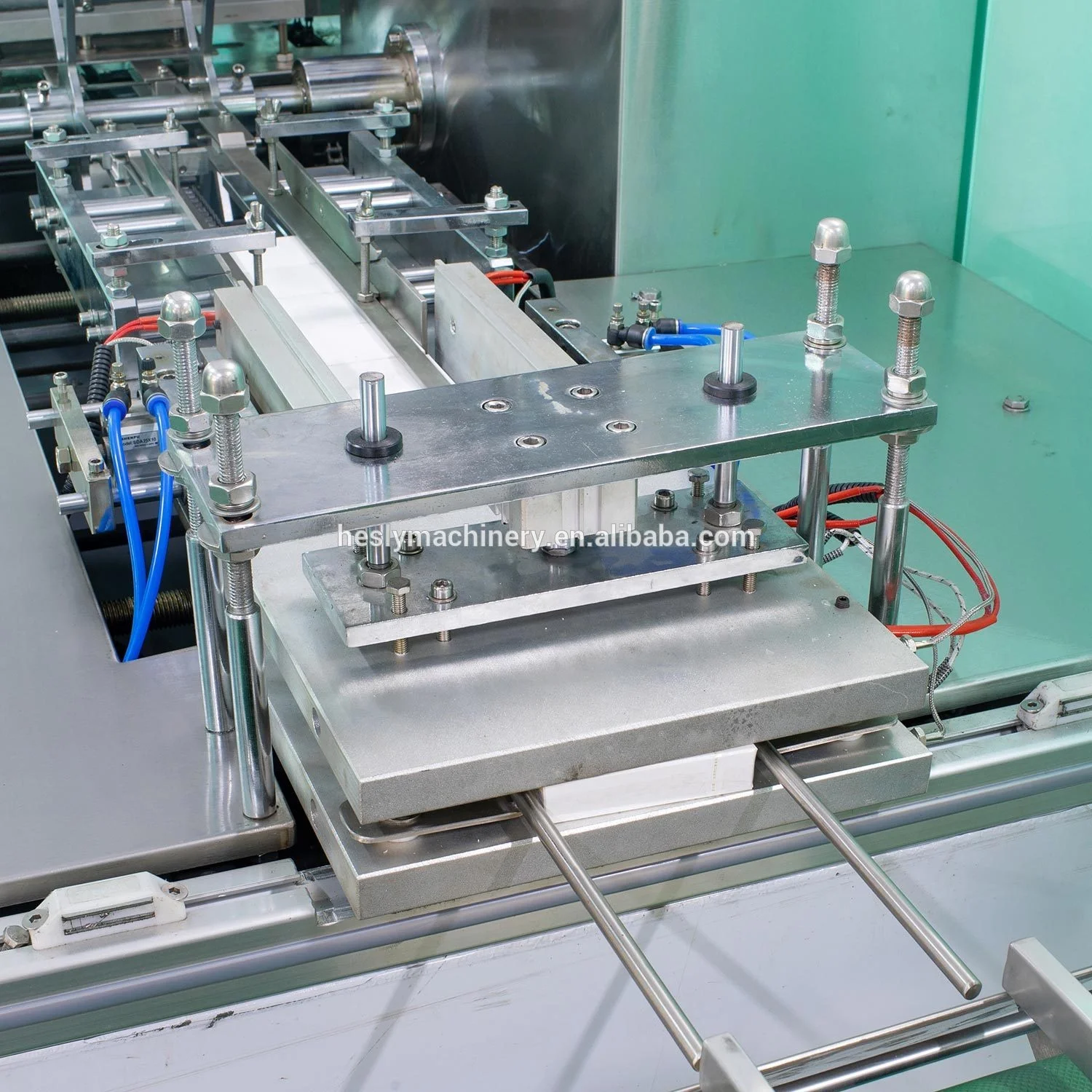 BT-400C-II Cellophane overwrapping machine with golden line.