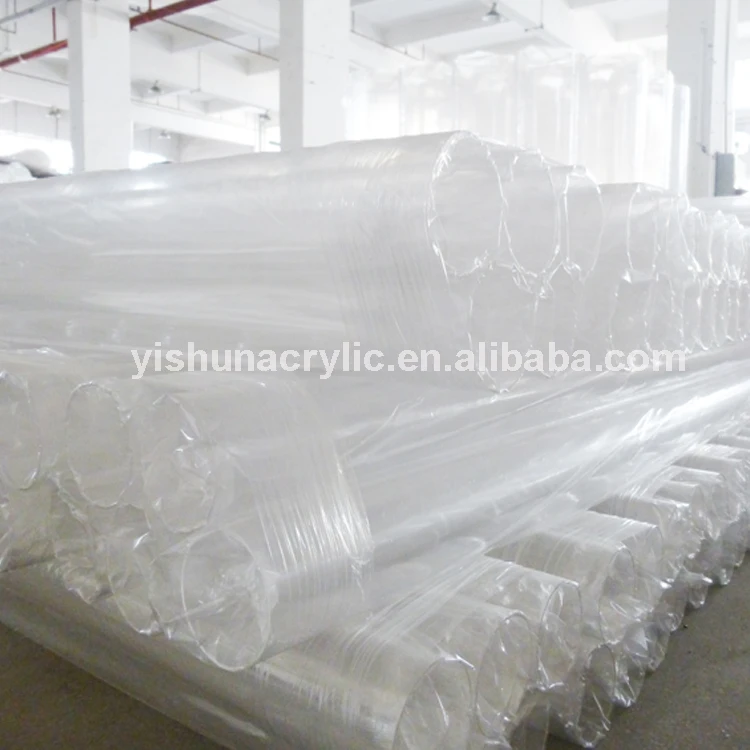 Guangzhou factory price wholesale optical grade diameter 8-500mm pmma plastic acrylic cylinder tube