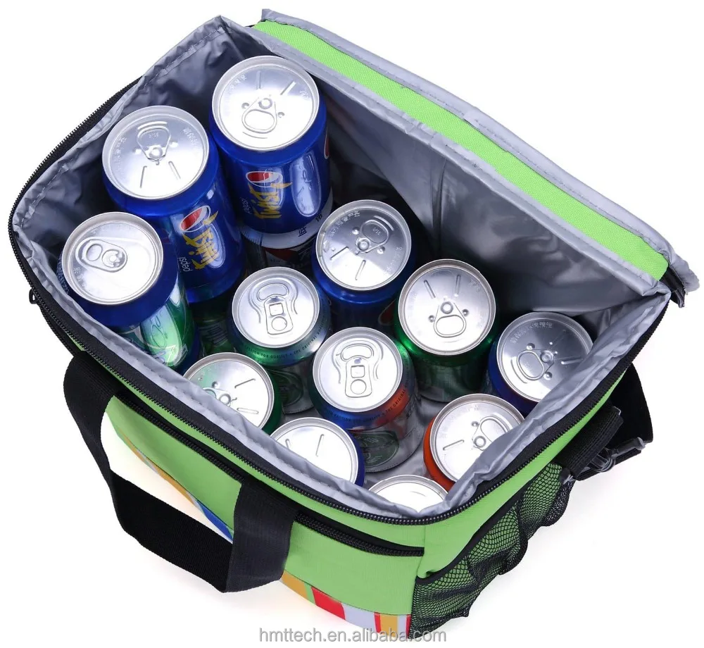 Hot Promotional Fashion 24-can Large Capacity Lunch Soft Tote  Liner Insulated Cooler Insulated Lunch  Picnic Bag