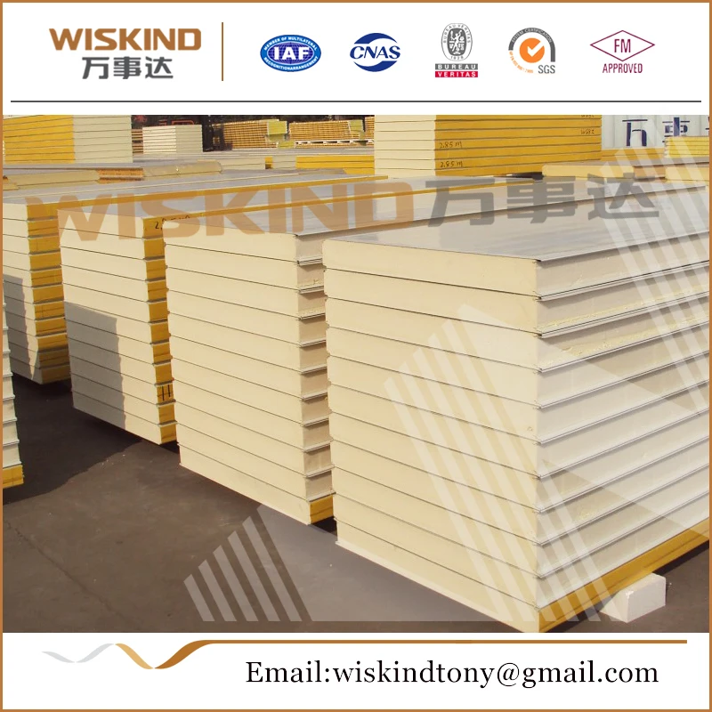 
High quality eps cement sandwich wall panel/polyurethane sandwich panel 