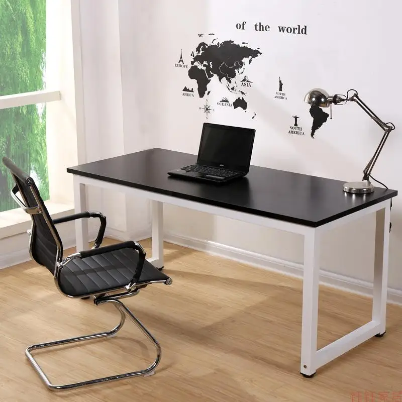 Modern Melamine table top and metal leg office table