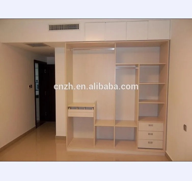 Small size home clothing Almirah wardrobe design with small blocks for women