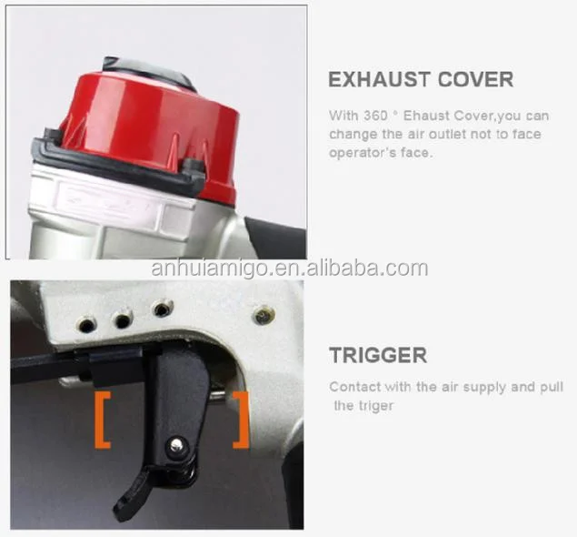 MAX DESIGN AIR COIL NAILER CN55 CN70 CN80 CN90 CN100 PISTOLA