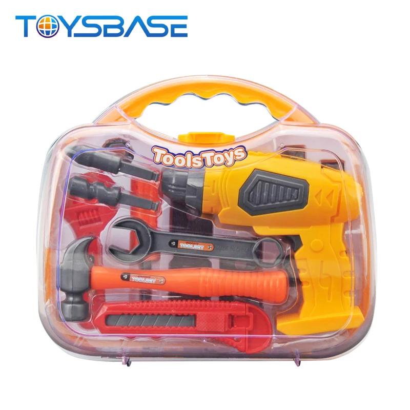 2018 New Products Boy Pretend Play Plastic Hand Tool Set Tool Box