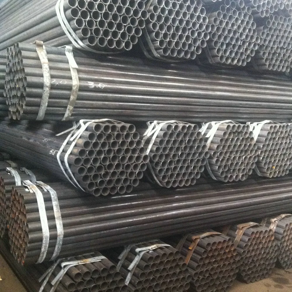 Astm A500 ABC Grade Welded Black Soft Round Steel Hollow Tube