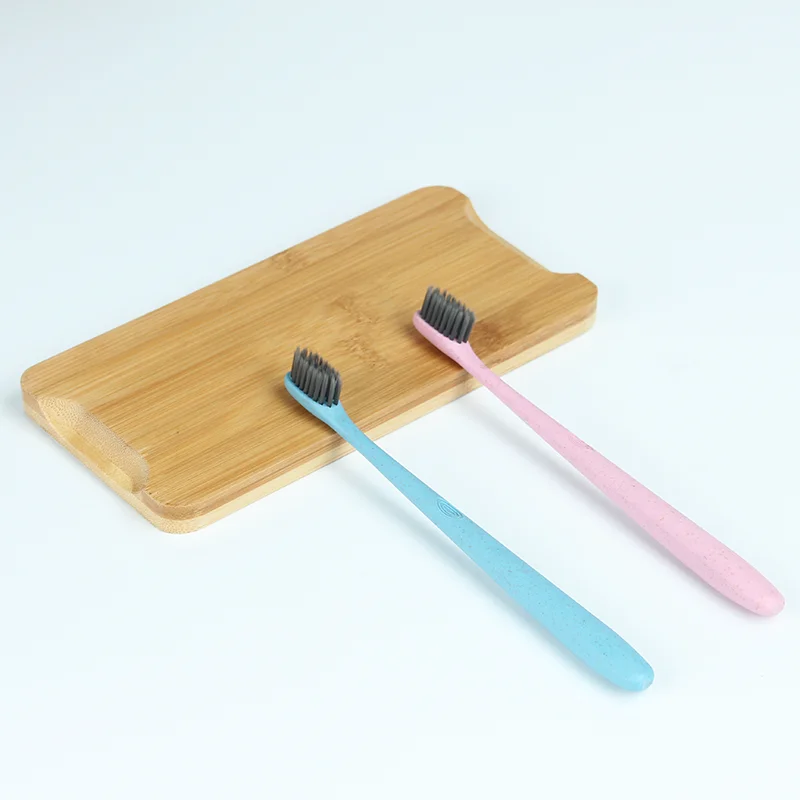 Biodegradable toothbrush wheat straw toothbrush for home hotel travel wholesale custom TB-009