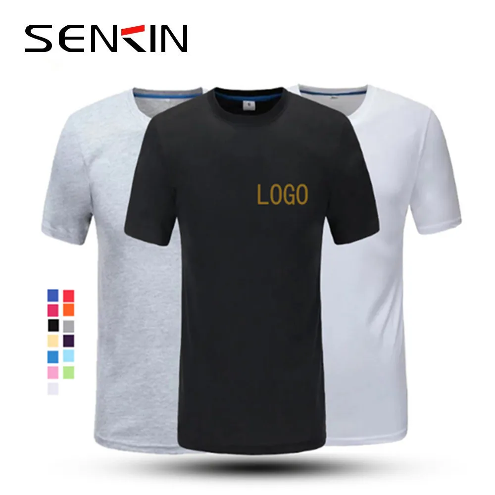 Wholesale bulk plain white t shirt 120gsm campaign tees Guangzhou election tshirt manufactory