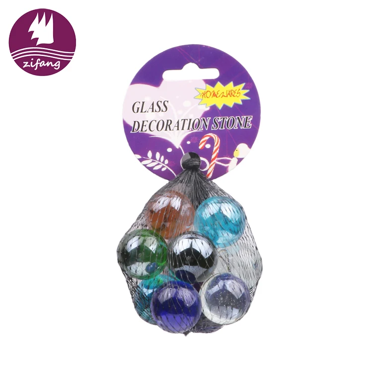 Высококачественные цветные стеклянные шарики 25 мм, разноцветные стеклянные шарики для игр