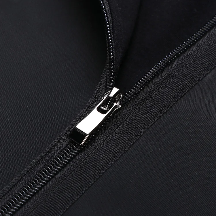 Triple Zipper and Clip Latex Waist Trainer Black Zip and Clip Waist Trainer Corset Steel Boned Body Shaper Plus Size 6XL