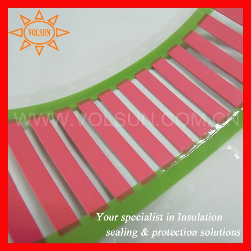 White Heat shrinkable cable identification marker sleeves