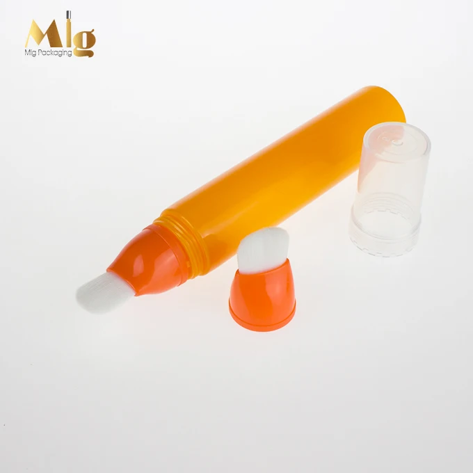 Пластиковая OEM различная Косметическая кисть аппликатор трубка офсетная печать