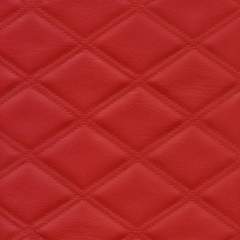 Wholesale stock lot Embroidery  Vinyl Upholstery Faux sponge leather for Car Seat Mat