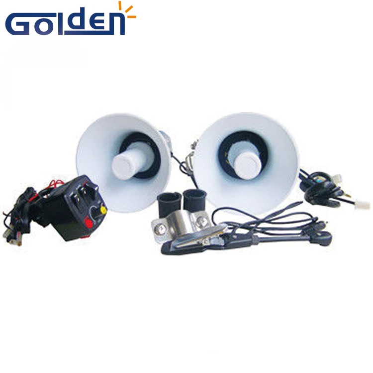 12V 20w car horn motorcycle police siren speaker with microphone