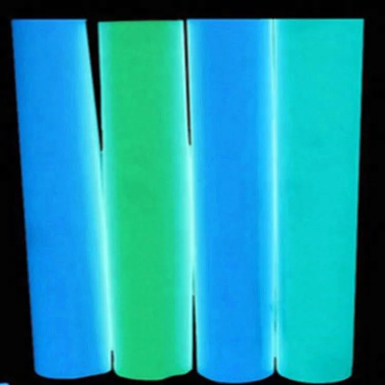 
Sample free decoration printable blue glow in the dark tape 