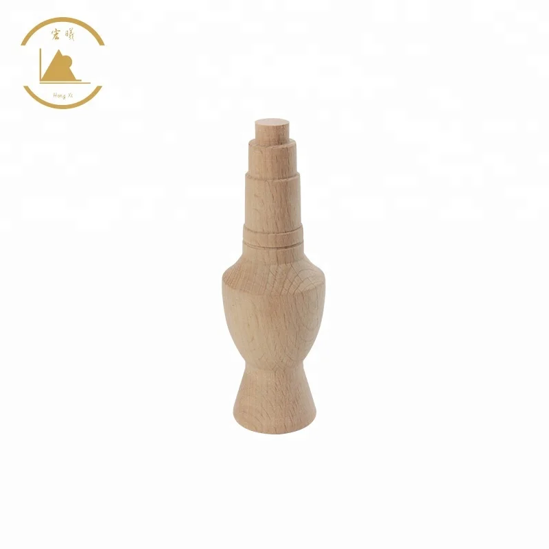 Factory direct fishing stick rod with wooden handle light weight