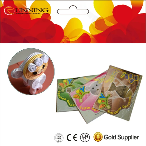 Handmade colourful DIY corrugated paper for animals children toys