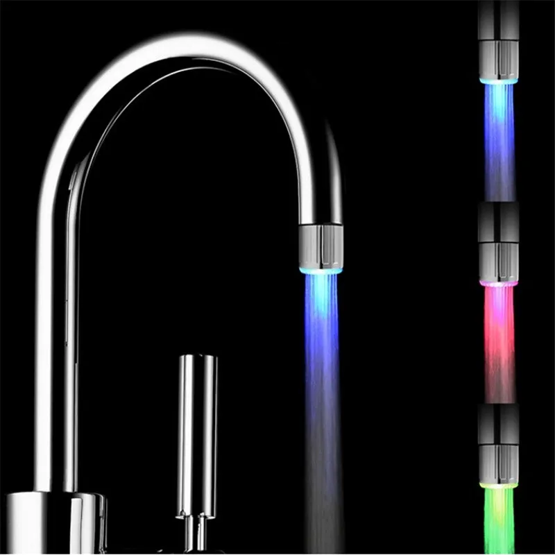 RGB Temperature detectable aquarium aerator with LED light