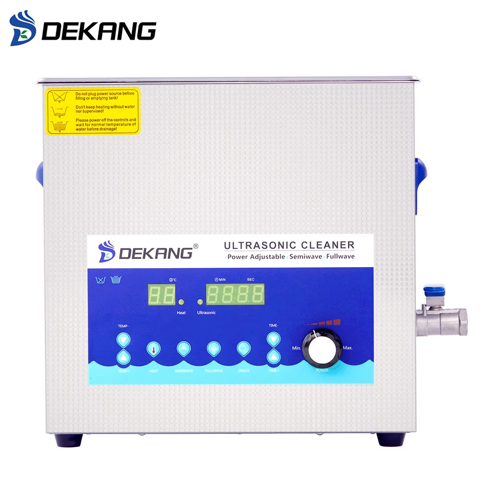 Ультразвуковое Очищающее Оборудование на 10 л, регулируемая мощность двойного диапазона