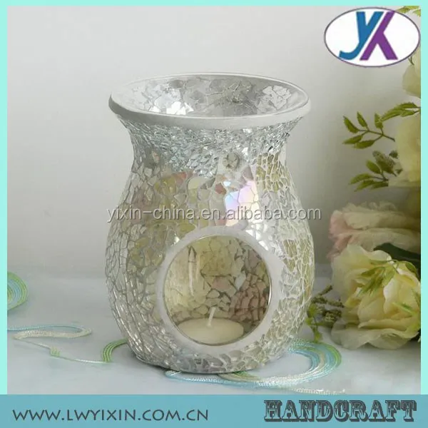 Turkish home decor glass piecing and tempering mosaic incense burner censer