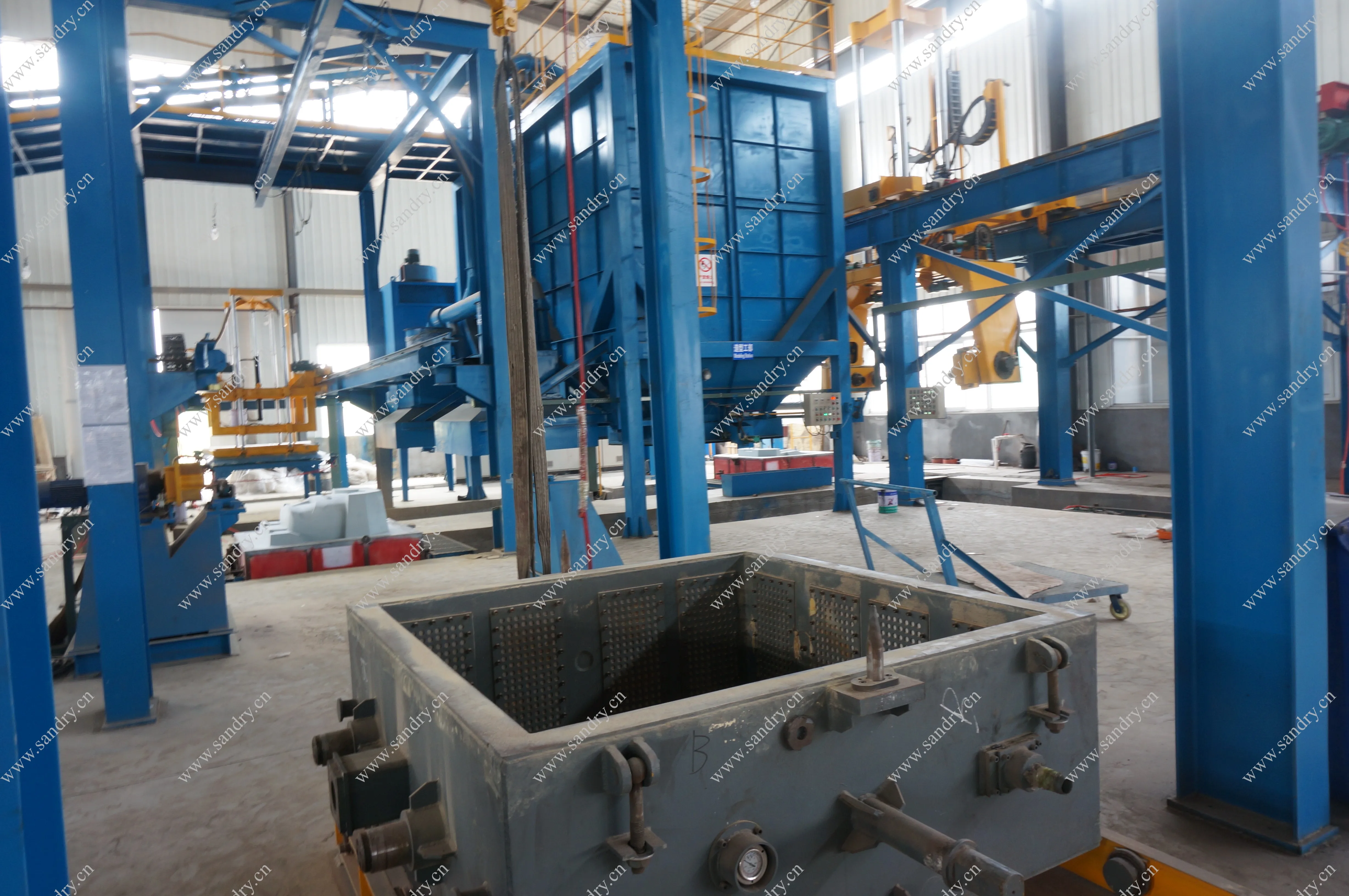 
High efficiency VPC V process molding line 