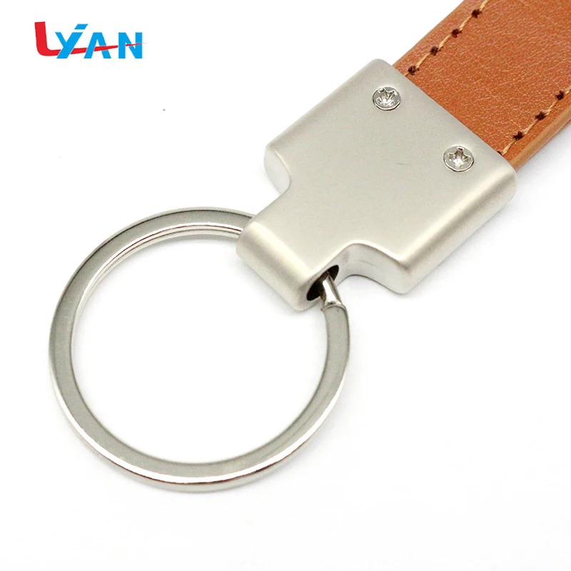 New design popular custom photo blank leather key chain